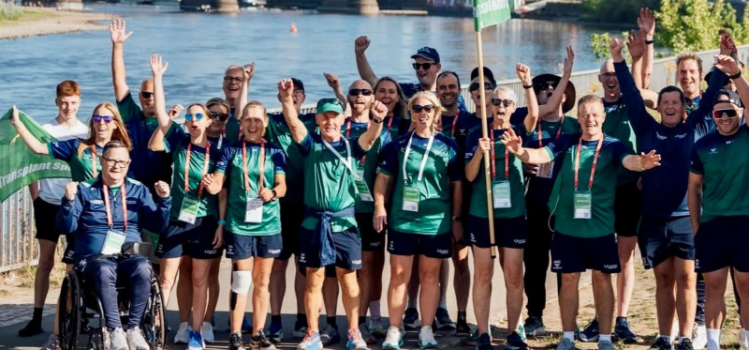 Photo of Team NI celebrating